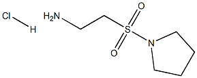 2-(pyrrolidin-1-ylsulfonyl)ethanamine hydrochloride Structure