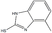 4-methyl-1H-benzimidazole-2-thiol,,结构式