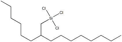 7-(trichlorosilylmethyl)pentadecane,tech-95 结构式