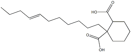 Cyclohexane-1,2-dicarboxylic acid hydrogen 1-(7-undecenyl) ester Struktur