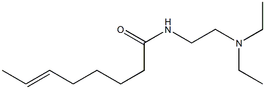 N-[2-(Diethylamino)ethyl]-6-octenamide Structure