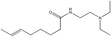 N-[2-(Diethylamino)ethyl]-6-octenamide Struktur