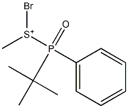 (tert-Butylphenylphosphinyl)bromo(methyl)sulfonium,,结构式