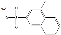 4-Methyl-2-naphthalenesulfonic acid sodium salt Struktur