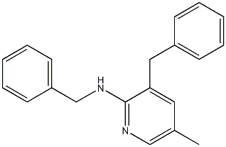 N,3-Dibenzyl-5-methylpyridin-2-amine Structure