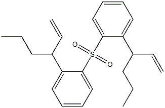 (1-Propylallyl)phenyl sulfone 结构式