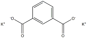 Isophthalic acid dipotassium salt,,结构式