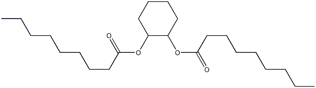 Dinonanoic acid 1,2-cyclohexanediyl ester Structure