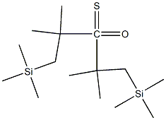 Trimethylsilyl(tert-butyl) thioketoneoxide Structure