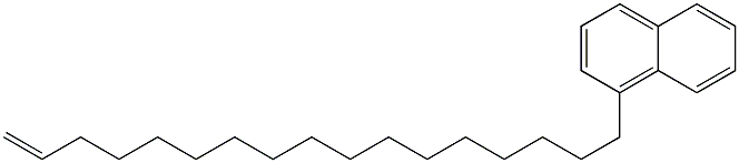 1-(16-Heptadecenyl)naphthalene,,结构式