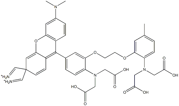  [9-[4-[Bis(carboxymethyl)amino]-3-[2-[2-[bis(carboxymethyl)amino]-5-methylphenoxy]ethoxy]phenyl]-6-(dimethylamino)-3H-xanthen-3-ylidene]dimethyliminium