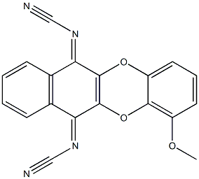 N,N'-Dicyano-1-methoxybenzo[b]naphtho[2,3-e][1,4]dioxin-6,11-diimine