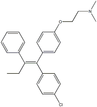 (E)-1-[4-(2-(Dimethylamino)ethoxy)phenyl]-1-(4-chlorophenyl)-2-phenyl-1-butene