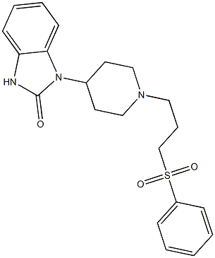 1-[1-(3-Phenylsulfonylpropyl)-4-piperidyl]-1H-benzimidazol-2(3H)-one|