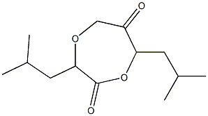 3,7-Diisobutyl-1,4-dioxepane-2,6-dione Structure