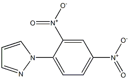 1-(2,4-Dinitrophenyl)-1H-pyrazole 结构式