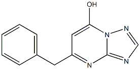 5-Benzyl[1,2,4]triazolo[1,5-a]pyrimidin-7-ol Struktur
