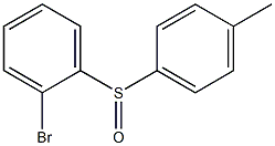 2-Bromophenyl p-tolyl sulfoxide Struktur