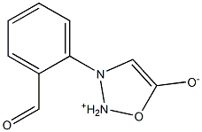 3-[2-Formylphenyl]-1,2,3-oxadiazole -ium-5-olate Structure