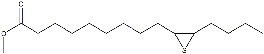 10,11-Epithiopentadecanoic acid methyl ester Structure