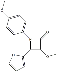 4-(2-Furanyl)-3-methoxy-1-(4-methoxyphenyl)azetidin-2-one