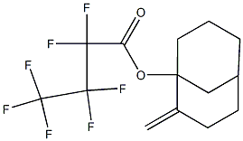 2-Methylenebicyclo[3.3.1]nonane-1-ol heptafluorobutanoate Struktur