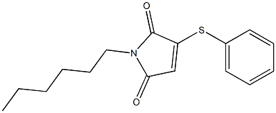 2-Phenylthio-N-hexylmaleimide