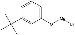 (3-tert-Butylphenoxy)magnesium bromide,,结构式