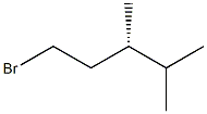 [S,(-)]-1-Bromo-3,4-dimethylpentane,,结构式