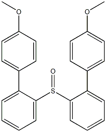 4-Methoxyphenylphenyl sulfoxide,,结构式