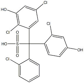  (2-Chlorophenyl)(2-chloro-4-hydroxyphenyl)(2,5-dichloro-3-hydroxyphenyl)methanesulfonic acid