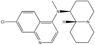 4-[[(1S,9aR)-Octahydro-4H-quinolizine-1-yl]methylamino]-7-chloroquinoline