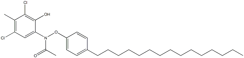2-(4-Pentadecylphenoxyacetylamino)-4,6-dichloro-5-methylphenol