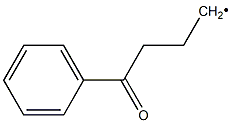 1-Phenyl-1-oxobutan-4-ylradical 结构式
