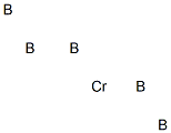 クロム-五ほう素 化学構造式