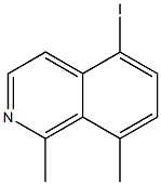 1,8-Dimethyl-5-iodoisoquinoline,,结构式