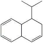 1,2,4a,8a-Tetrahydro-1-isopropylnaphthalene Struktur