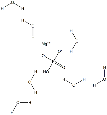 Magnesium hydrogenphosphate heptahydrate,,结构式