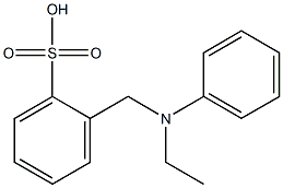 2-(N-Ethyl-N-phenylaminomethyl)benzenesulfonic acid Structure