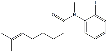 N,7-Dimethyl-N-(2-iodophenyl)-6-octenamide