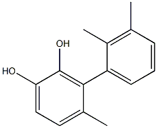 3-(2,3-Dimethylphenyl)-4-methylbenzene-1,2-diol 结构式