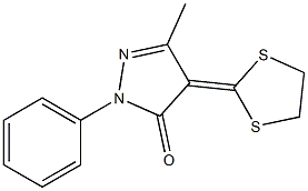 4-(1,3-Dithiolane-2-ylidene)-3-methyl-1-phenyl-2-pyrazoline-5-one