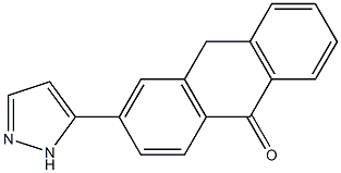 3-(1H-Pyrazol-5-yl)anthrone