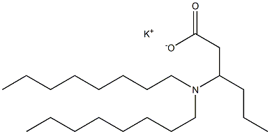 3-(Dioctylamino)hexanoic acid potassium salt Structure