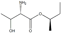 (2S)-2-Amino-3-hydroxybutanoic acid (R)-1-methylpropyl ester Struktur