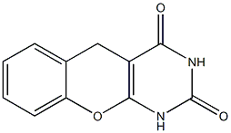 1,3-Dihydro-5H-[1]benzopyrano[2,3-d]pyrimidine-2,4-dione 结构式