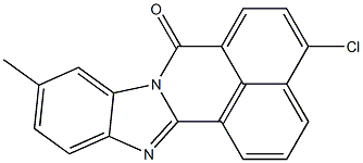 4-Chloro-10-methyl-7H-benzimidazo[2,1-a]benz[de]isoquinolin-7-one Structure