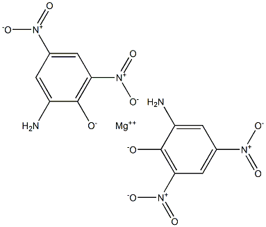 Magnesium bis(2-amino-4,6-dinitrophenolate),,结构式
