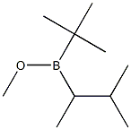 (1,2-Dimethylpropyl)tert-butyl(methoxy)borane,,结构式