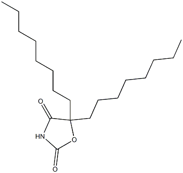 5,5-Dioctyloxazolidine-2,4-dione 结构式